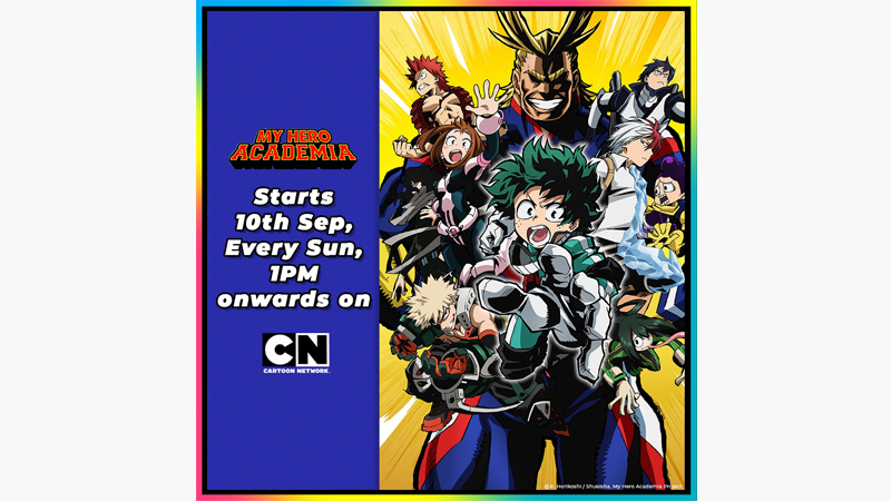 Cartoon Network India makes a splash by adding all My Hero Academia movies  in Indian dubs