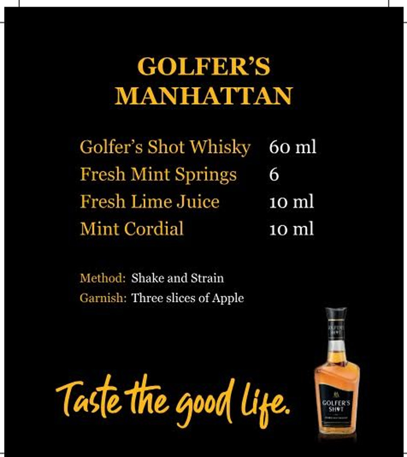 Golfer's Shot 18 Hole Whisky