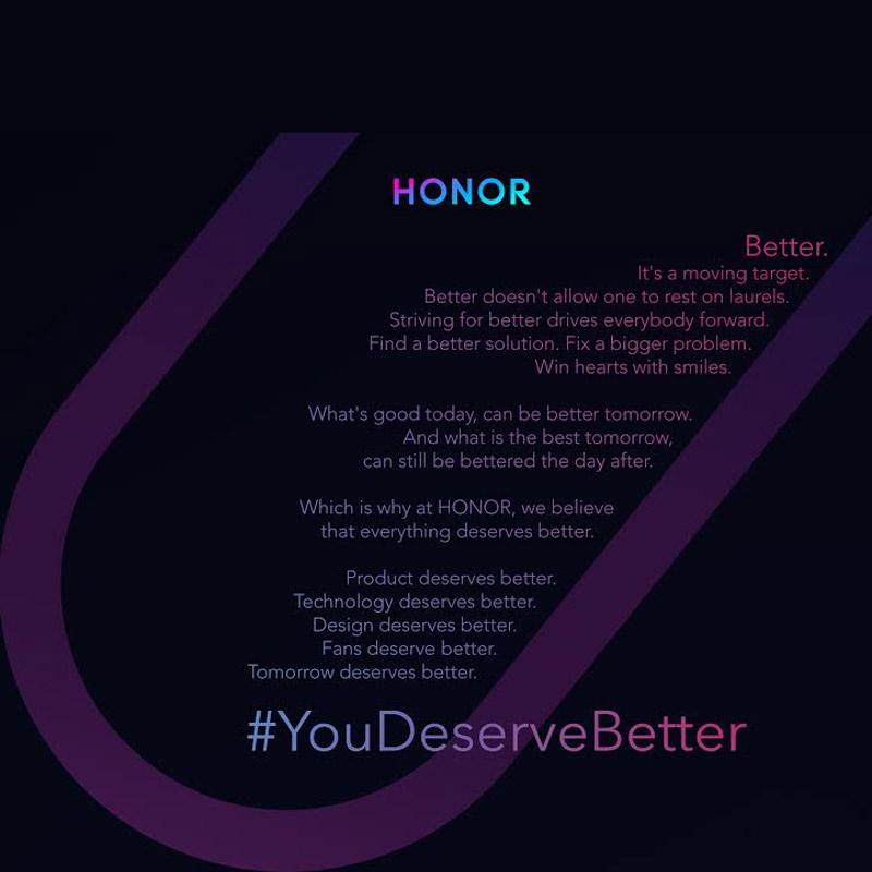 Honor Announces New Campaign You Deserve Better Promises Better