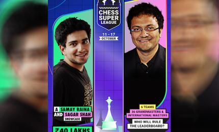 Nodwin Gaming partners with Samay Raina and Chessbase India