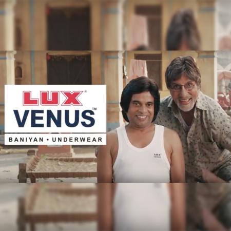 Amitabh Bachchan flaunts his Lux Venus