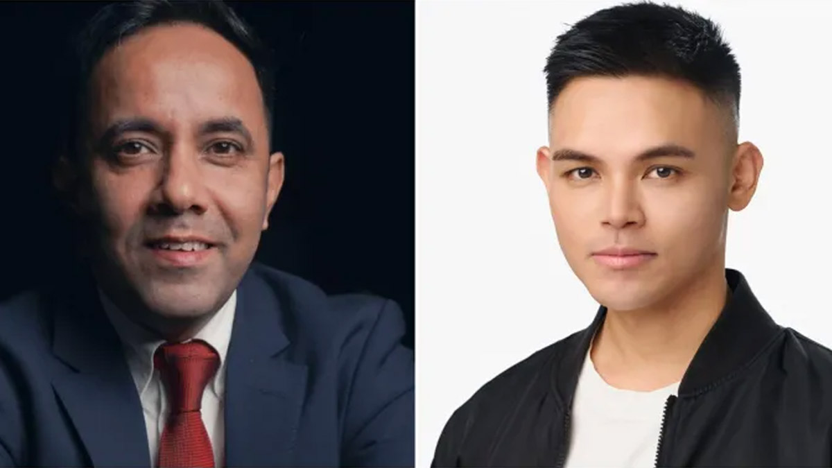 Narativ's Manjyot Sandhu and COL Group International's Timothy Oh