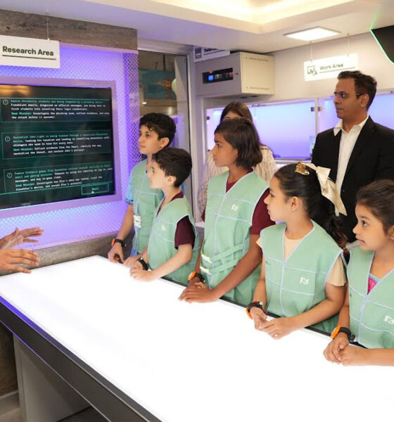 Kids at the Kaspersky Cybersecurity Center