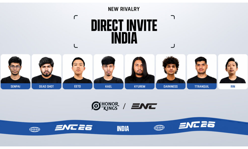 India’s Honor of Kings squad gets special invite to ENC 2026