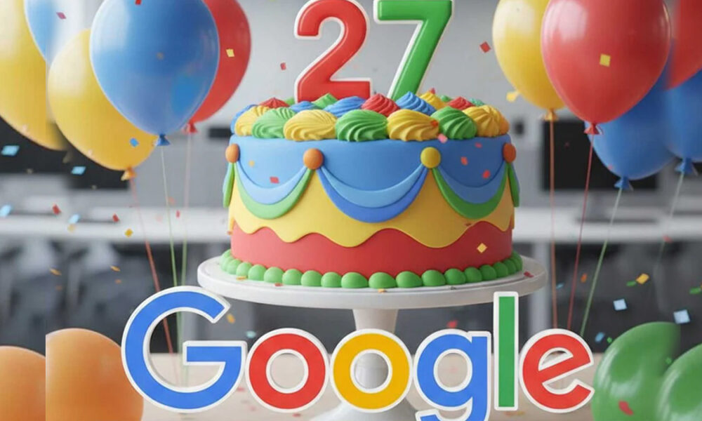 Google 27th birthday