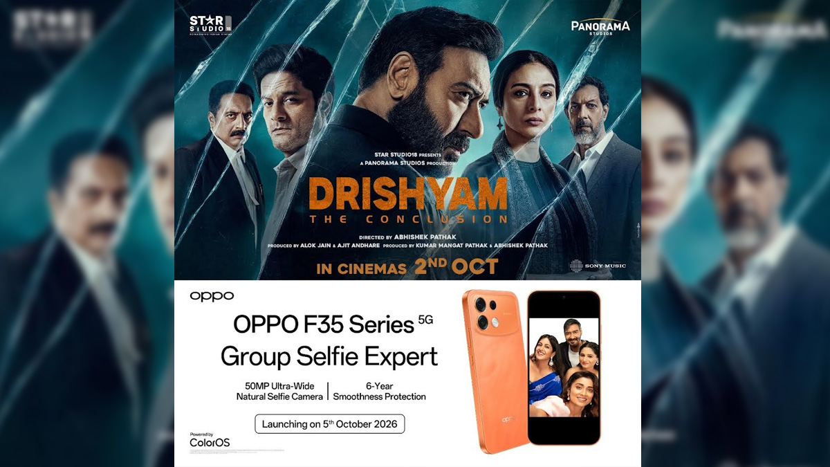 OPPO F35 Series partners with Drishyam